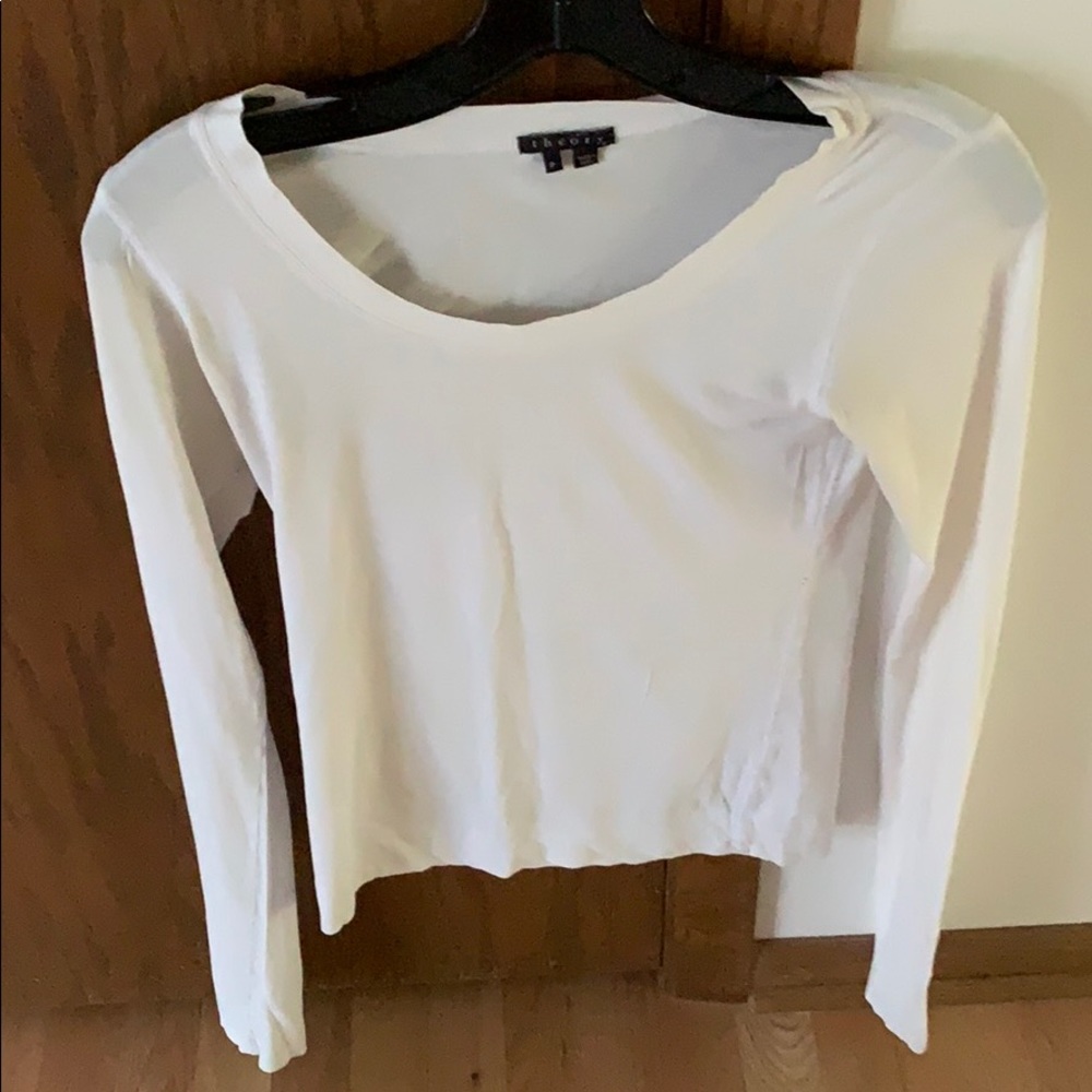 Theory scoop neck long sleeve